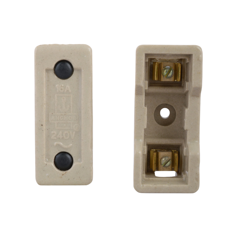 Anchor Penta Non Modular 16A-240V Porcelain Fuse Unit Pilot