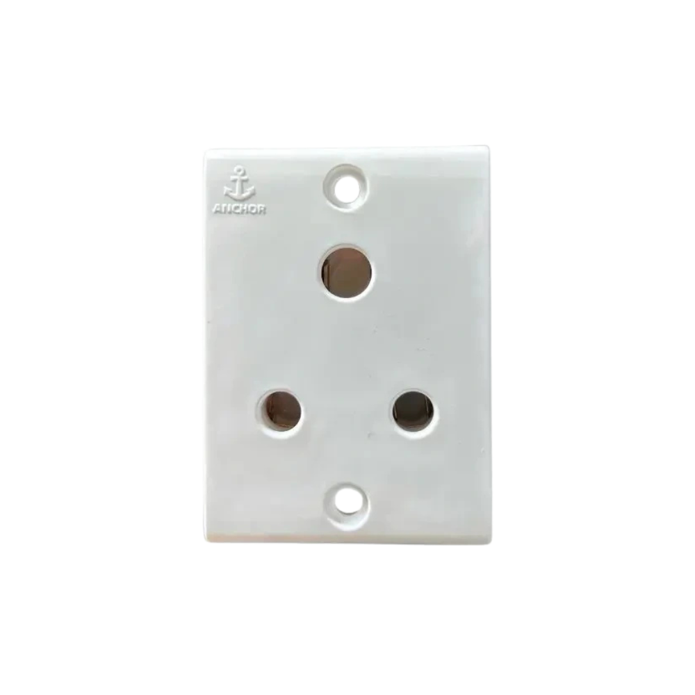 Anchor Penta Non Modular 6A 3 Pin Socket (ISI)