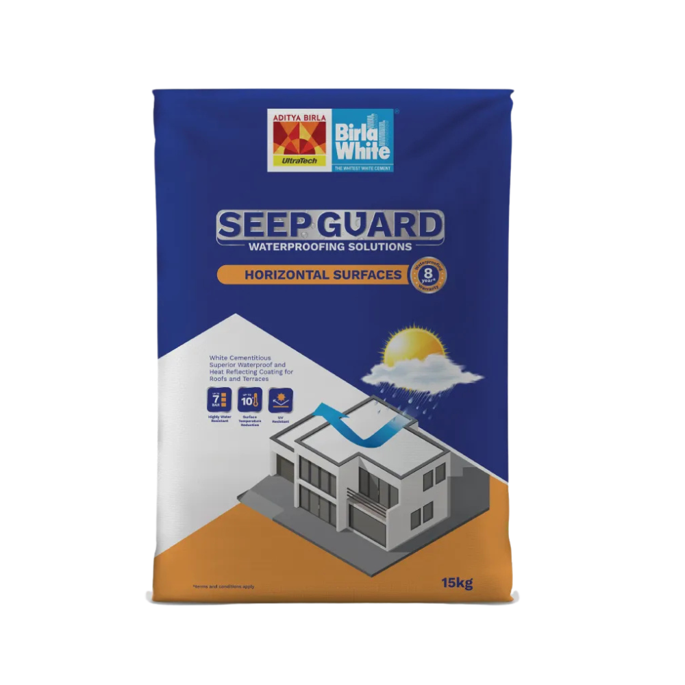 Birla White Seep Guard, Horizontal Surfaces