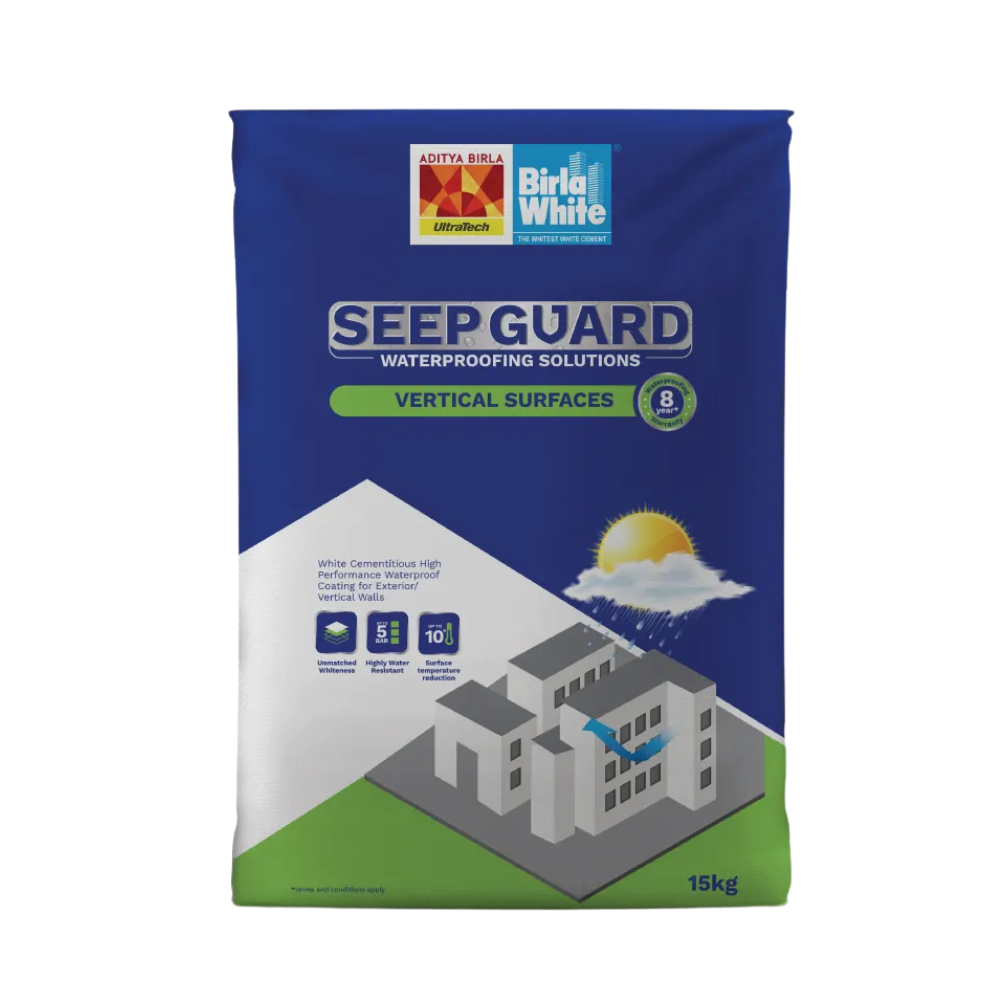 Birla White Seep Guard, Vertical Surfaces