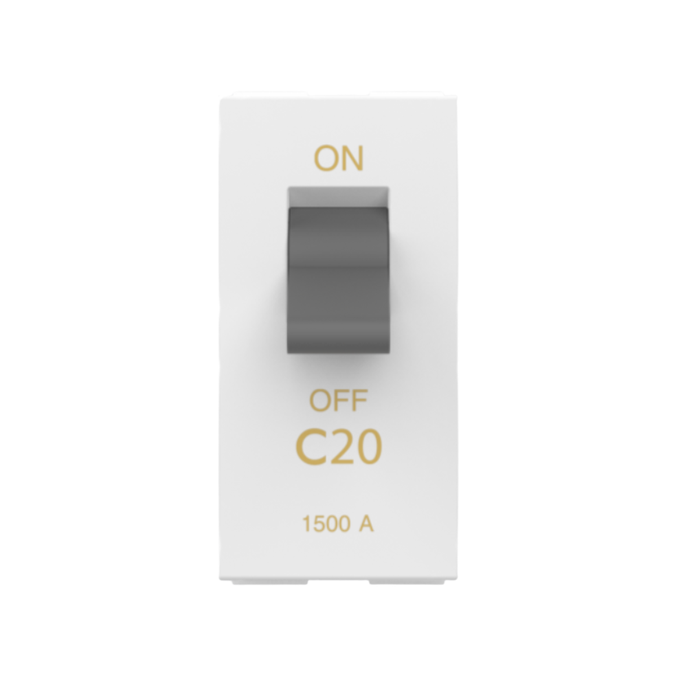 GM C20 Single Pole 240-50Hz MCB 1 Module