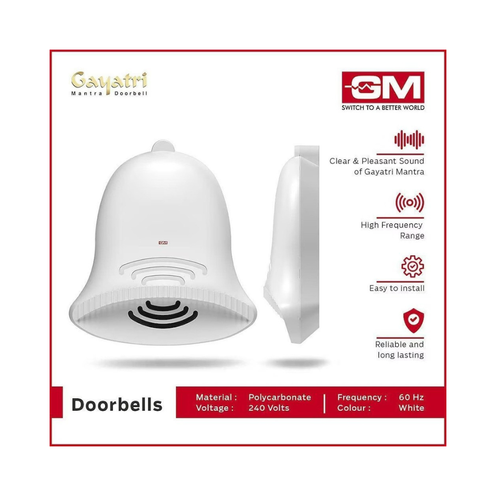 GM Gayatri Mantra Door Bell