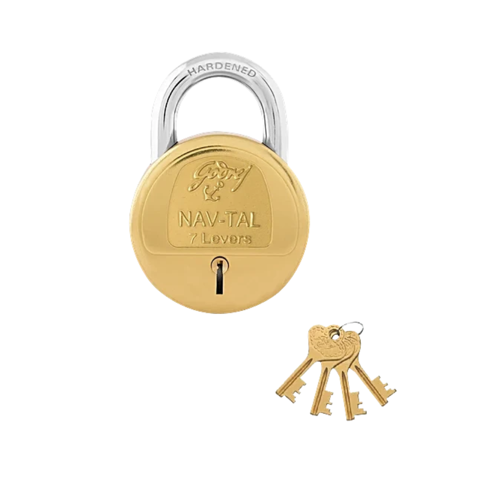 Godrej Navtal & Levers Lock with 4 Keys
