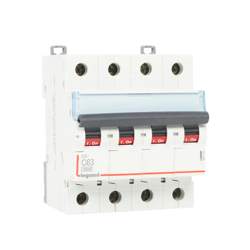 Legrand Dx3 Four Pole C63A AC MCB