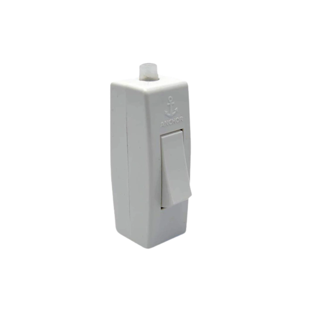 Anchor Penta 6A 1 Way Bed Switch With Cord