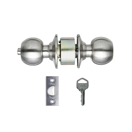 Godrej Classic Cylindrical Lock Keyed (Stainless Steel)