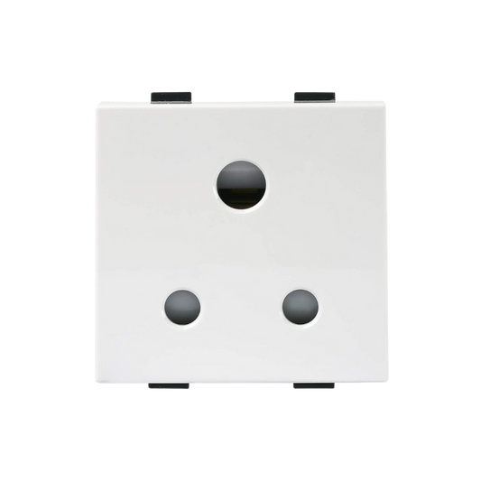 Anchor Roma Classic 6A 3Pin Round Socket ( W/o'Shutter)(ISI) 2M