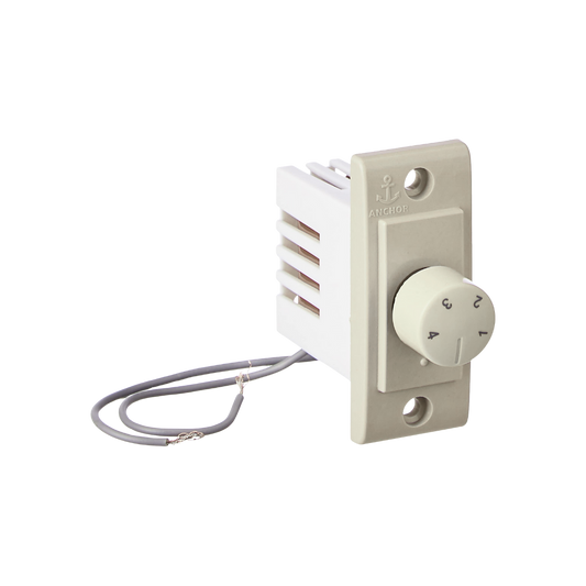 Anchor Penta Non  Modular Fan Regulator Eme Mini 120/28 White